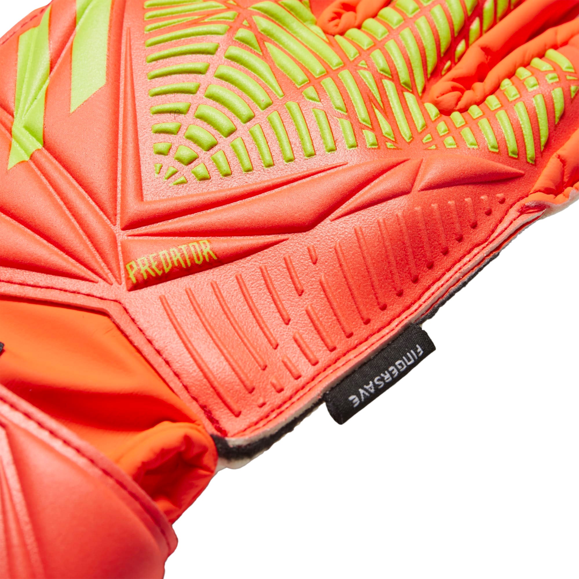 adidas Kids Predator Edge Match Fingersave Goalkeeper Gloves Solar Red/Solar Green、mySite、bottomscart
