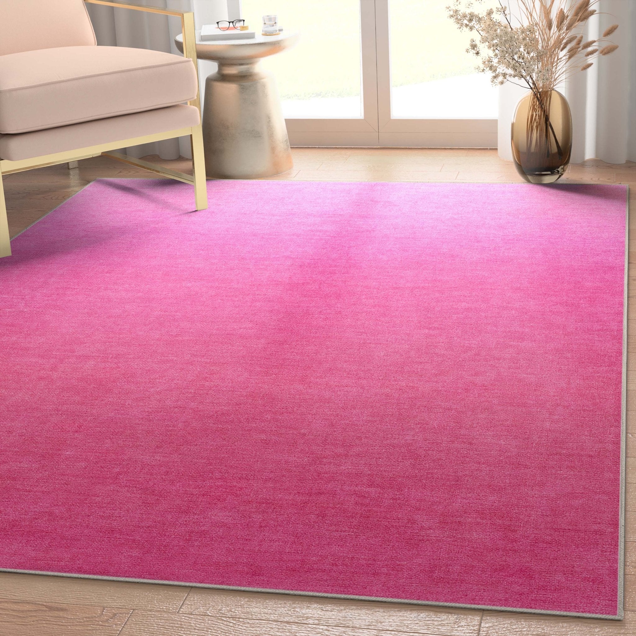 Apollo Geometric Modern Pink Rug for Living Room, Bedroom, Kitchen & Office、mySite、gigharbornorthrealestate
