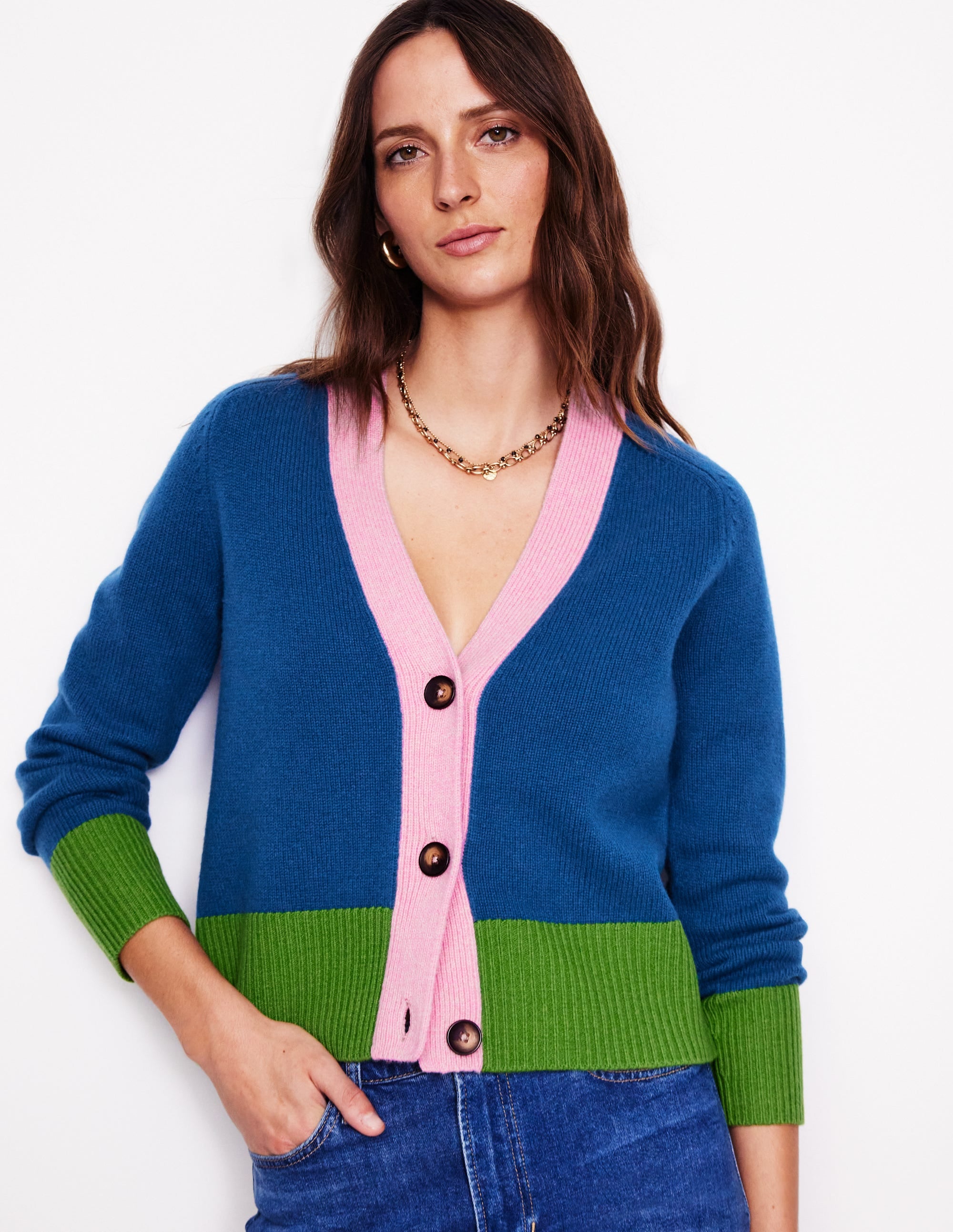  Olivia Merino Cardigan-Sapphire Blue、mySite、ashleygrahame