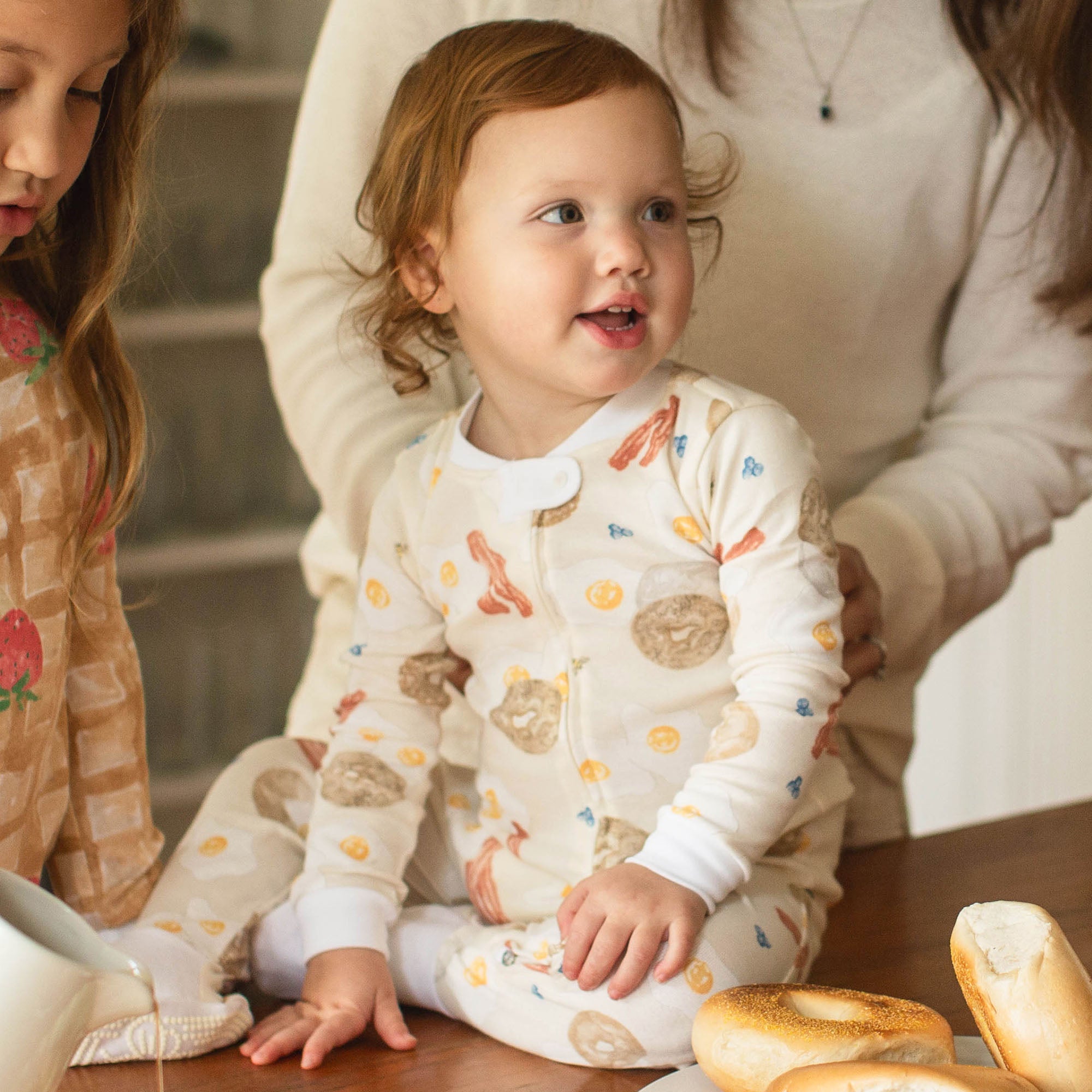  Eggs & Coffee Organic Two-Piece Pajamas 2 Pack、mySite、layawaytickets