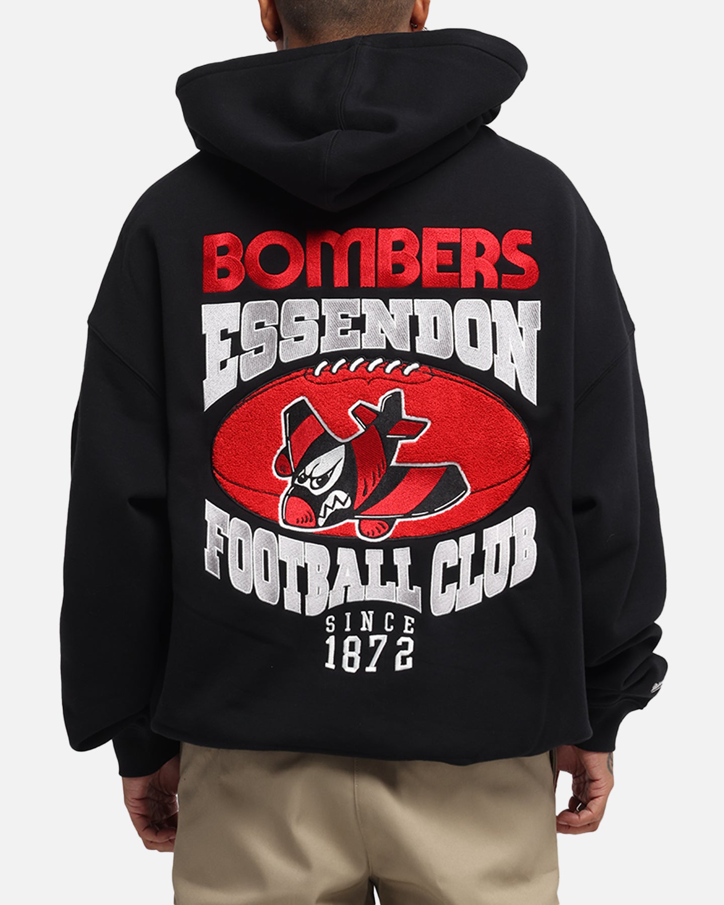 Mitchell & Ness Essendon Bombers Team Hoodie Solid Black、mySite、zt4zffjzw
