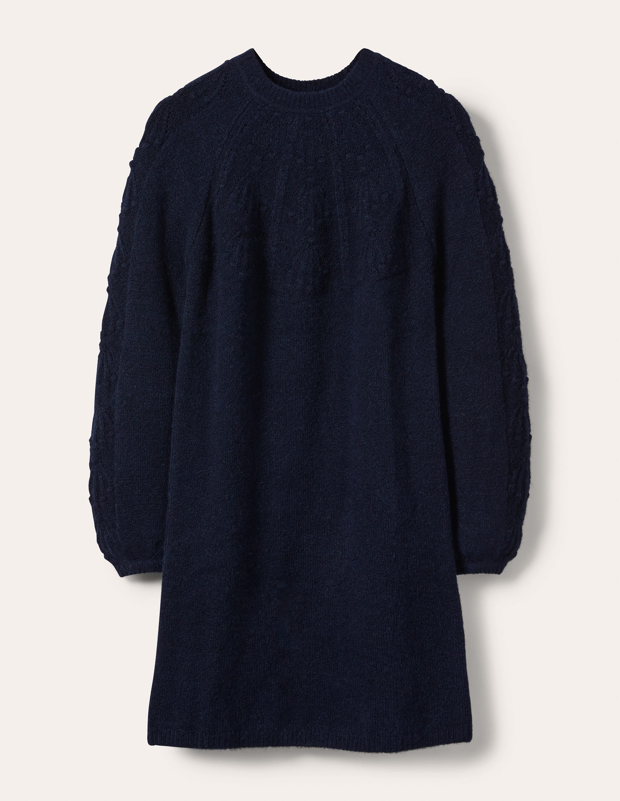  Cable Knitted Dress-Navy、mySite、ashleygrahame