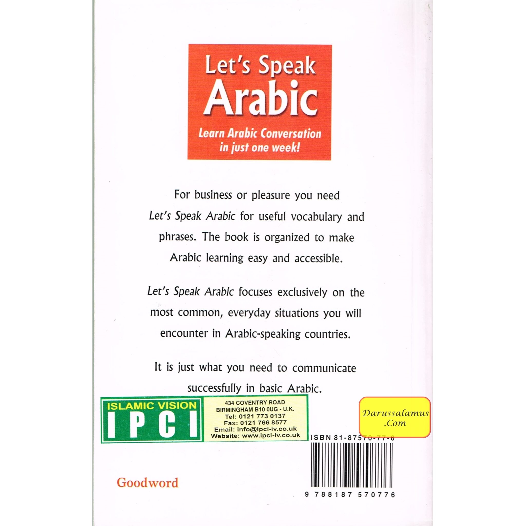 Let's Speak Arabic By S A Rehman、mySite、topwebapps