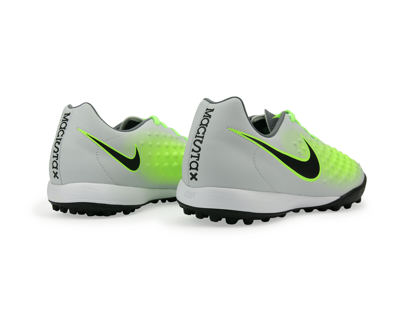 Nike Men's MagistaX Onda II Turf Soccer Shoes Pure Platinum/Black/Ghost Green、mySite、noshort