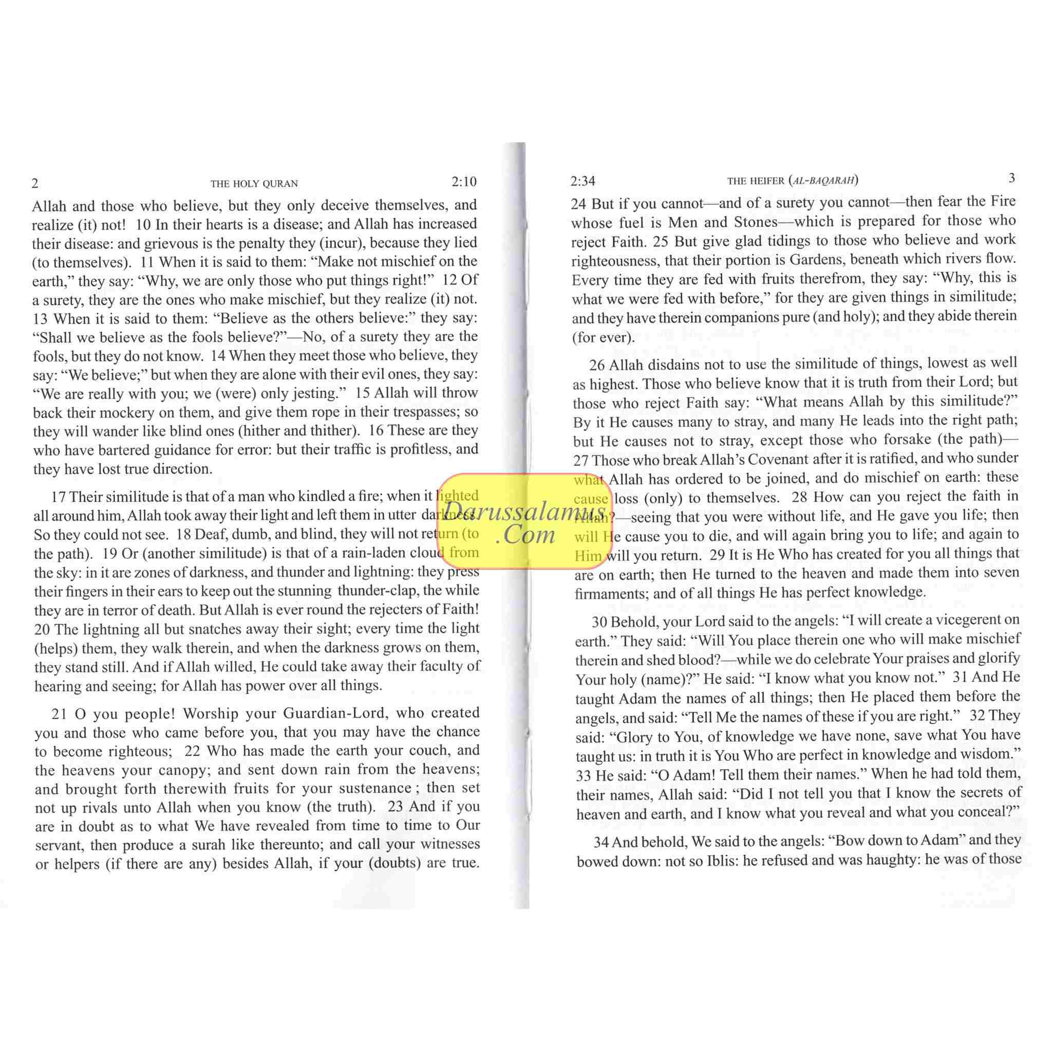 The Holy Quran By Abdullah Yusuf Ali (7x4.8 Inches)、mySite、topwebapps