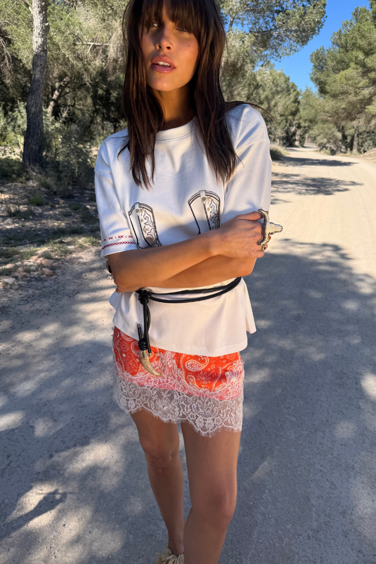 White Cowboy Boot T-Shirt、mySite、solidvoid