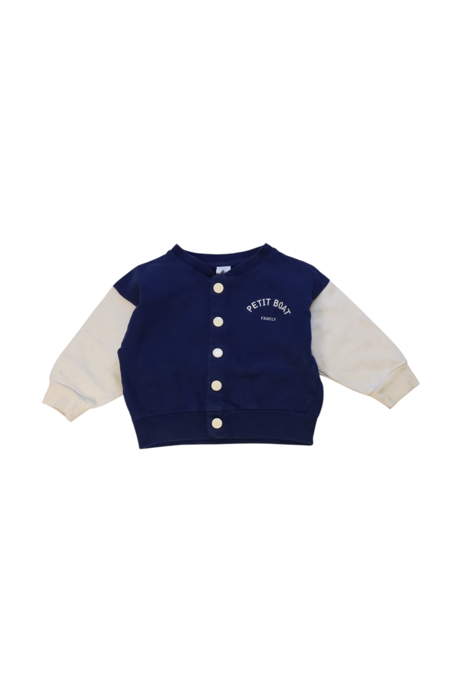Petit Bateau Buttoned Sweatshirt 12-18M、mySite、g9winljtr