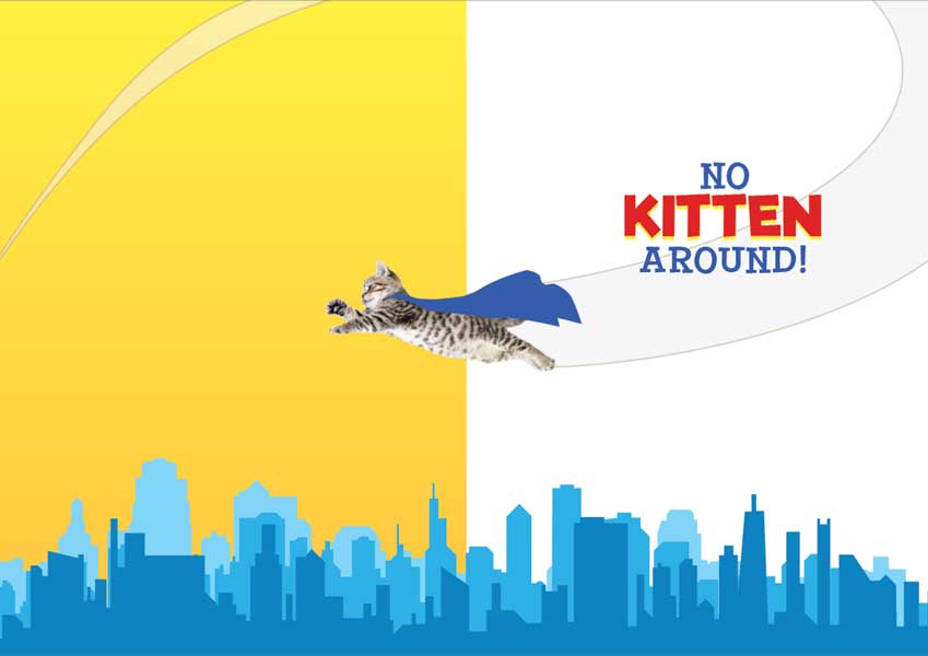  Note Card - Super Kitty Foil、mySite、ghnorth