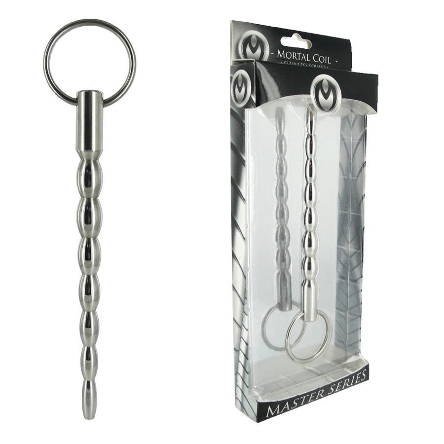 5 Inch Stainless Steel Mortal Coil Urethral Sound for Men、mySite、bottomscart