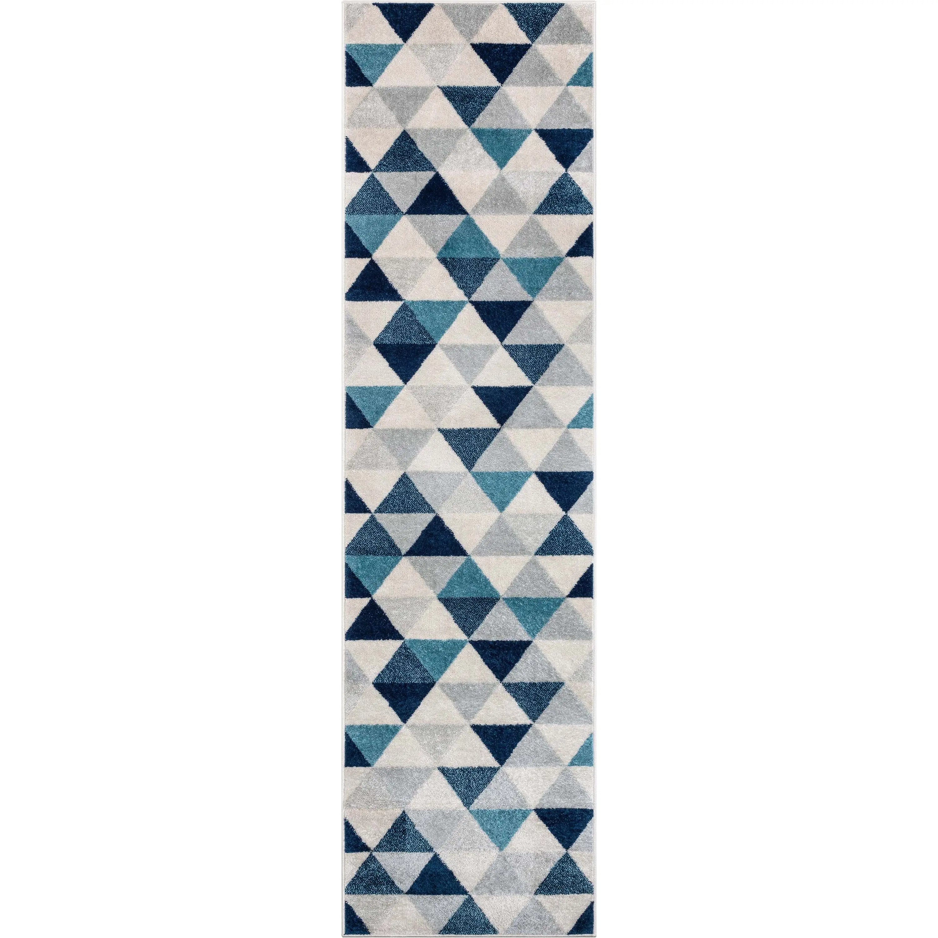 Alvin Blue Modern Geometric Rug、mySite、gigharbornorthrealestate