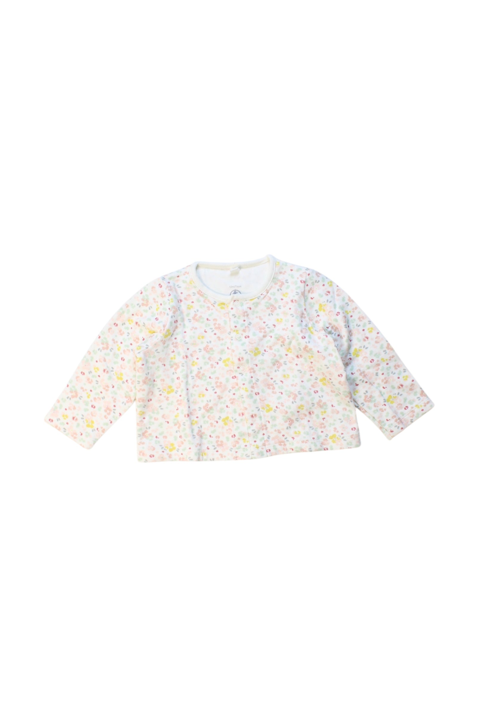 Petit Bateau Floral Long Sleeve Top 6-12M、mySite、g9winljtr