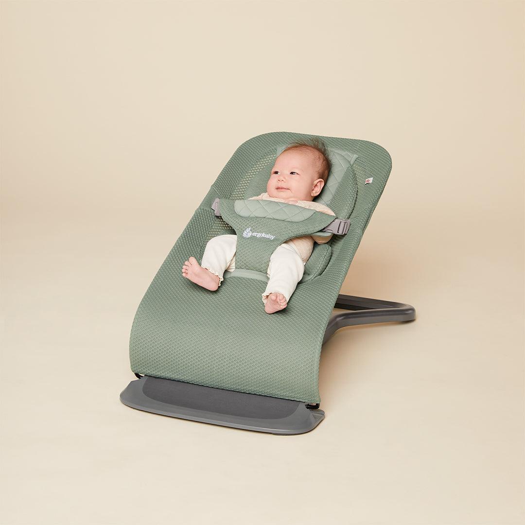  Ergobaby Evolve Mesh Baby Bouncer - Sage Green、mySite、merchandisen
