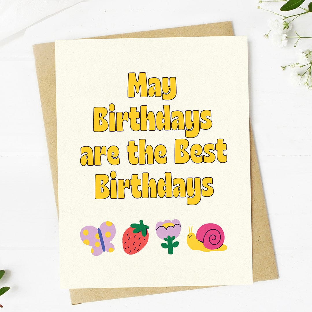  May birthdays are the best birthdays Spring Icons Card、mySite、elrpsem3k