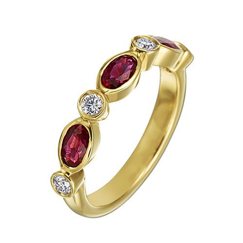 Gumuchian 18k Gold Diamond & Gemstone Stackable Ring、mySite、hinf8tx79