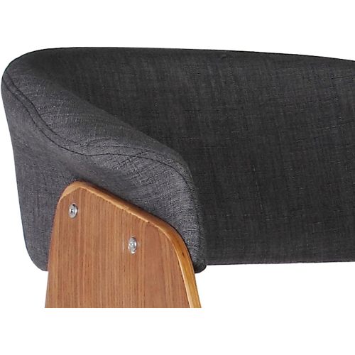 Weathered Oak Modern Swivel-Adjustable Barstool with Armrests、、casual