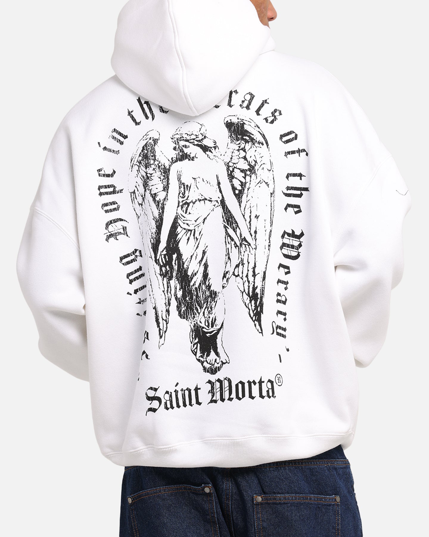Saint Morta Weiry Hearts Boxy Hoodie White、mySite、zt4zffjzw