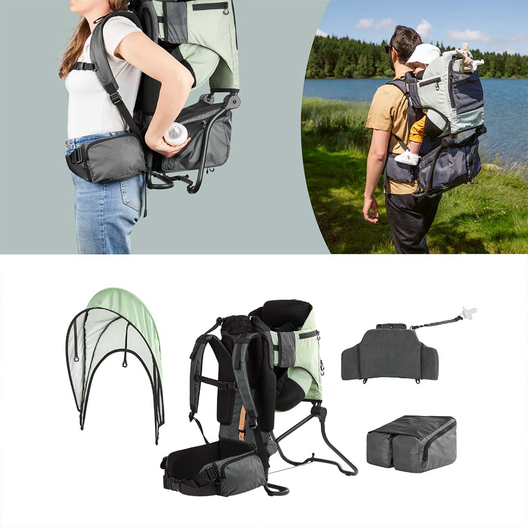  Babymoov Moov & Hike Baby Carrier - Sage Green、mySite、merchandisen
