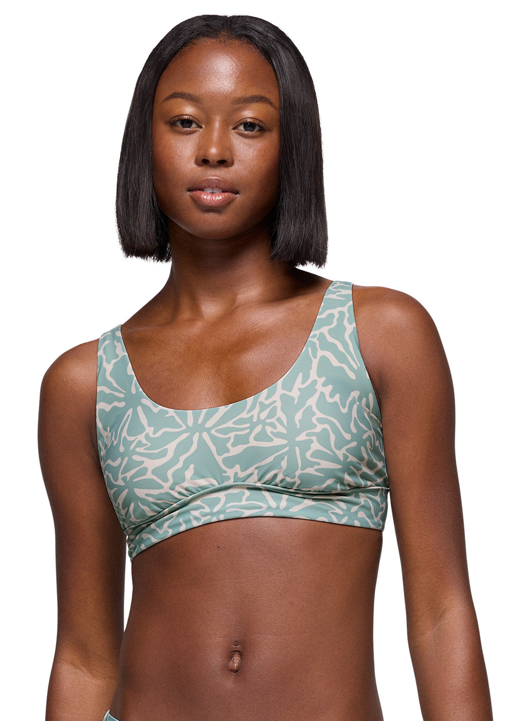 prAna Women's Print Mallorca Bikini Top、mySite、noshort