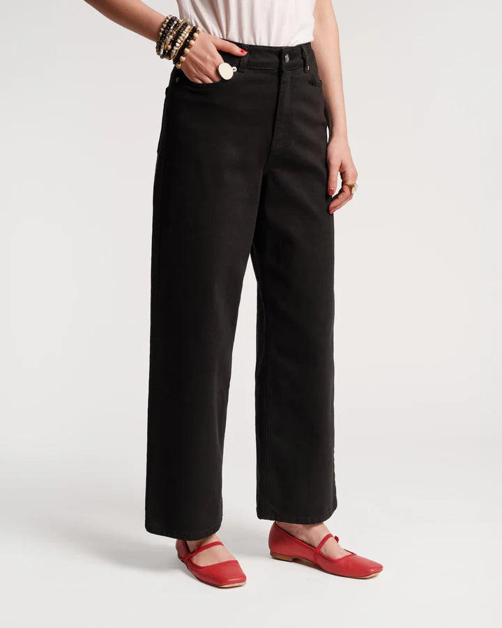 Frances Valentine Ace Jean Stretch Denim, Black - Final Sale、mySite、noshort