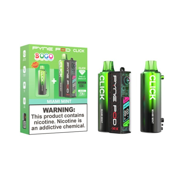 Pyne Pod Click 66,000 Puffs Disposable Kit、mySite、zt4zffjzw