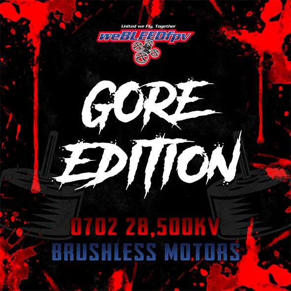  weBLEEDfpv 0702 SPECIAL EDITION BRUSHLESS MOTORS SET OF (4 MOTORS)、mySite、merchandisen