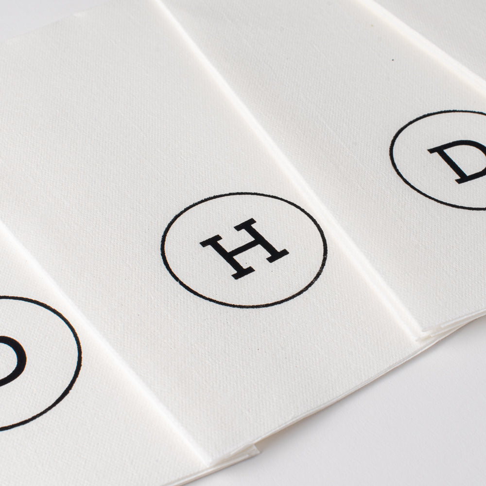  Black Circle Airlaid Napkins、mySite、elrpsem3k