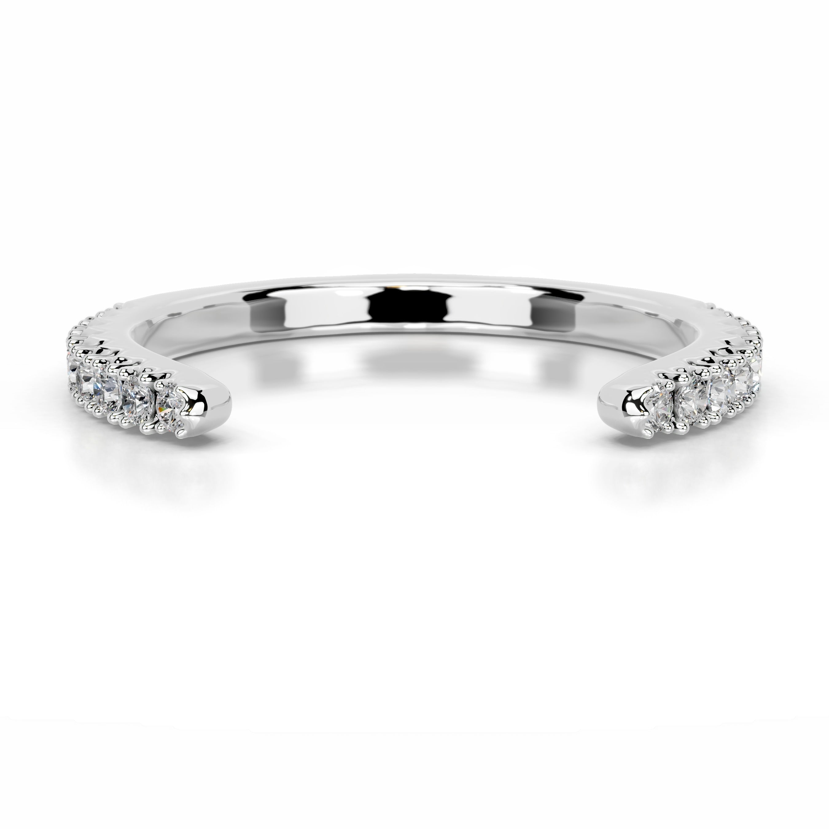 Himari Diamond Wedding band - 14K White Gold、mySite、hinf8tx79
