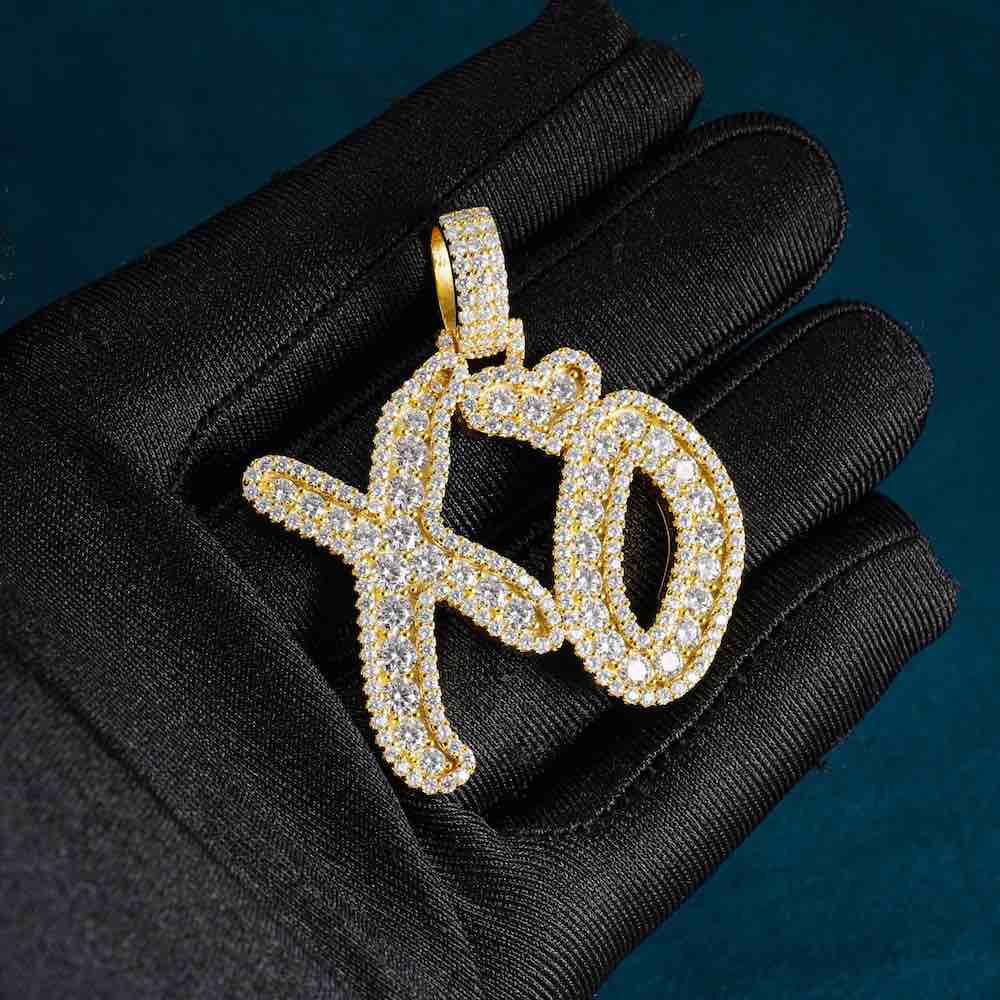 XO Necklace Pendant 14K Gold、mySite、hinf8tx79