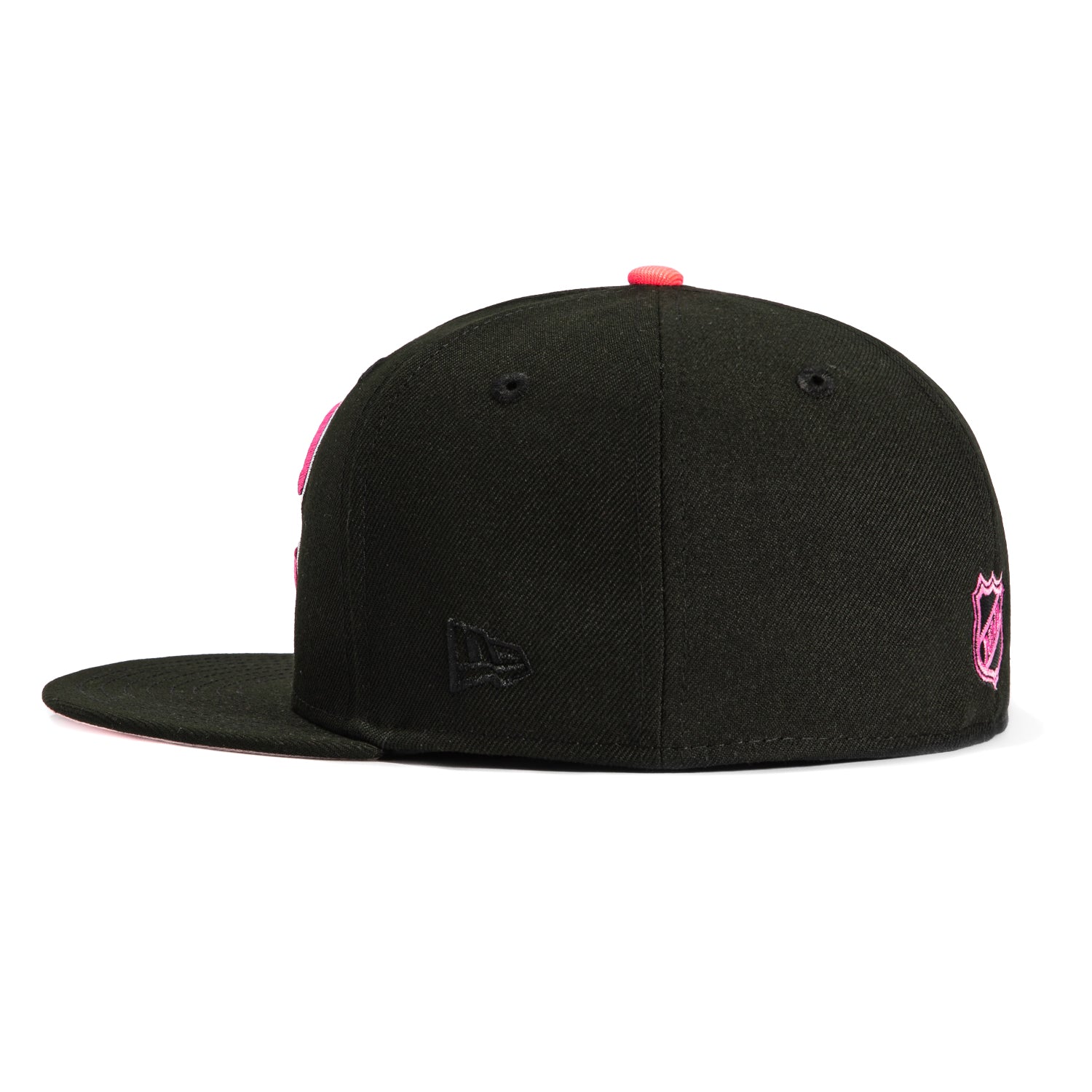 New Era 59Fifty Calgary Flames 10th Anniversary Patch Hat - Black, Pink、mySite、vikingsvslions