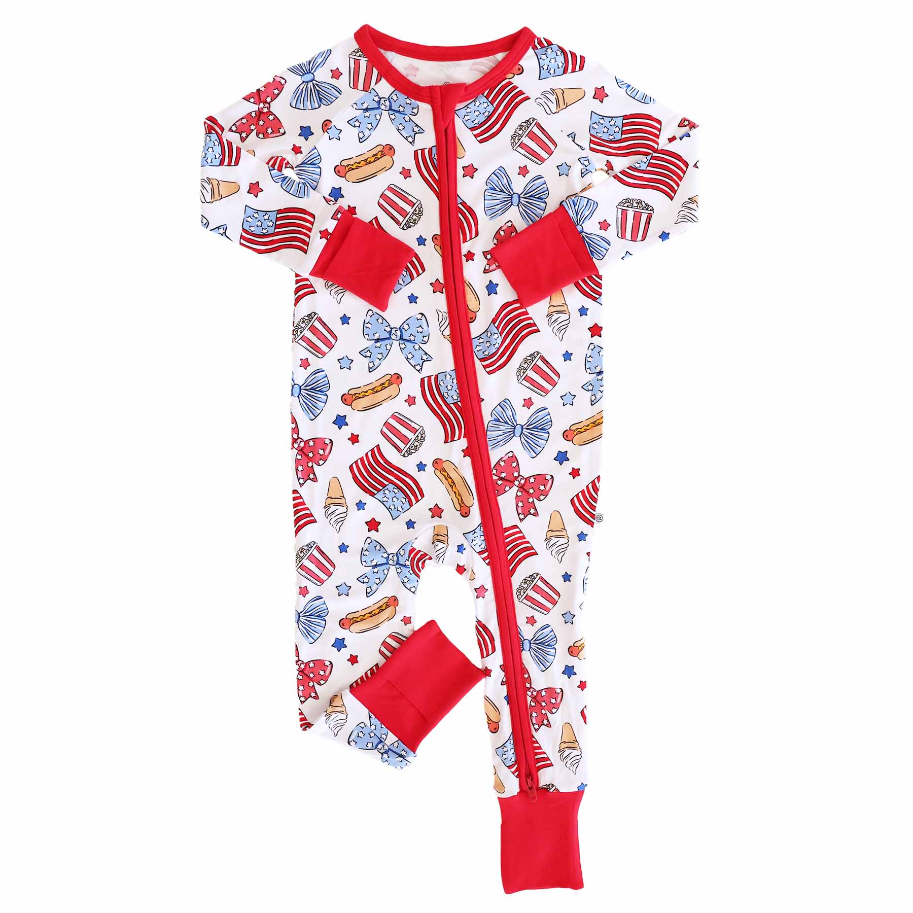  Party in the USA Convertible Zip Romper | Bows、mySite、layawaytickets