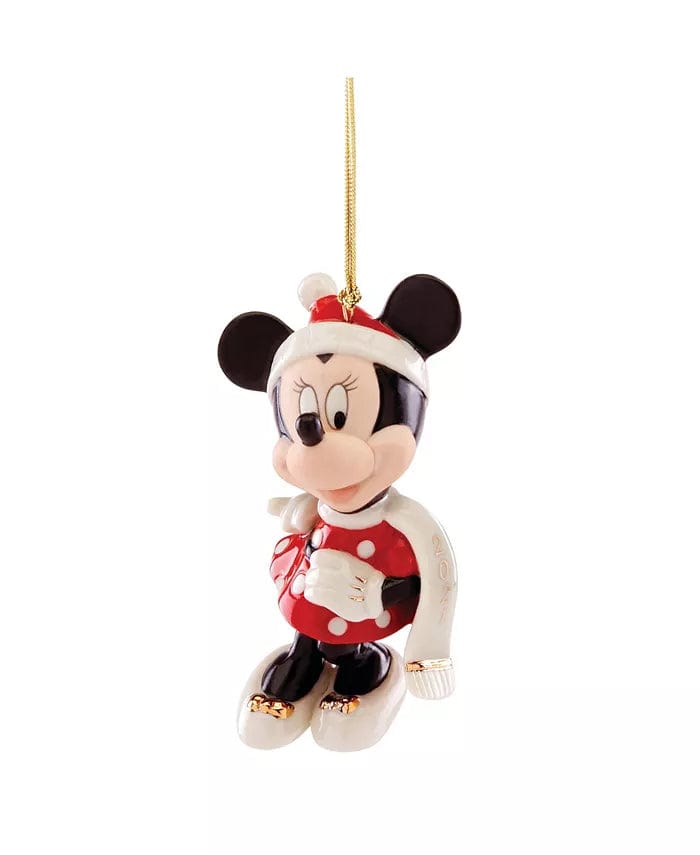 Minnie Mouse Winter Ornaments Gold-plated by Lenox、mySite、g9winljtr