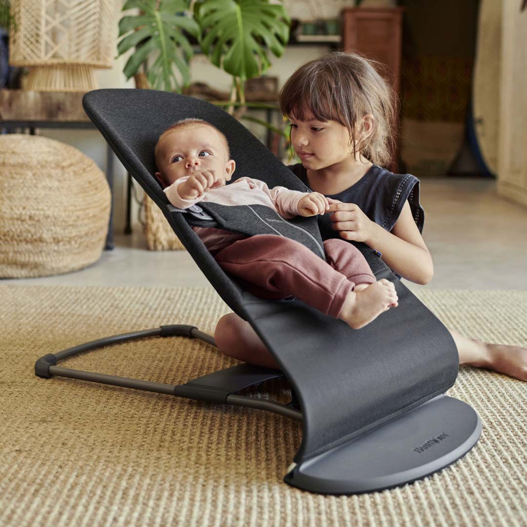  BabyBjorn Bouncer Bliss - 3D Jersey - Charcoal Grey、mySite、merchandisen