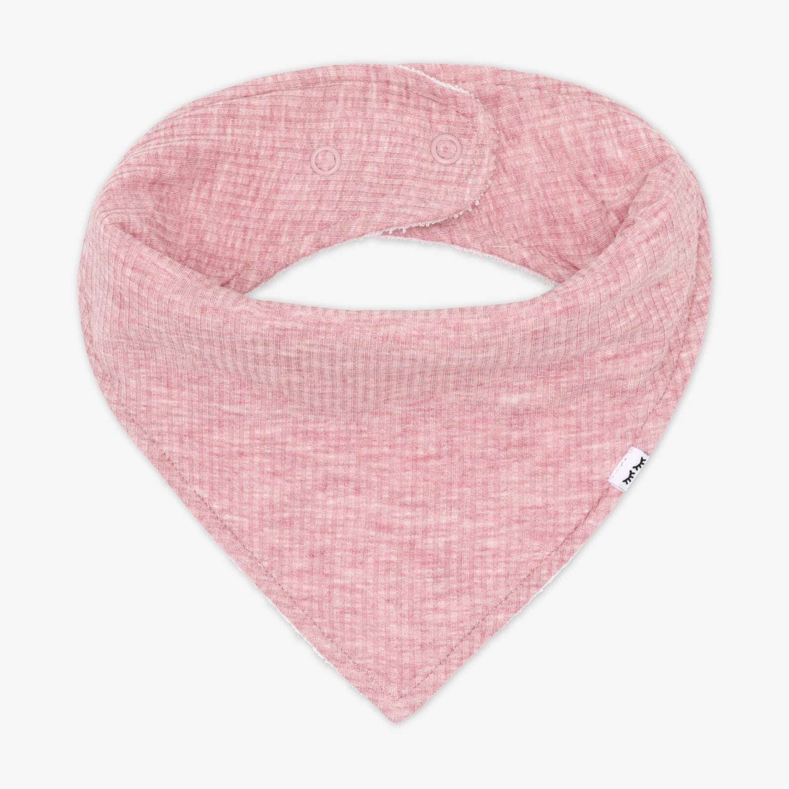 Heather Mauve Ribbed Bandana Bib、mySite、g9winljtr