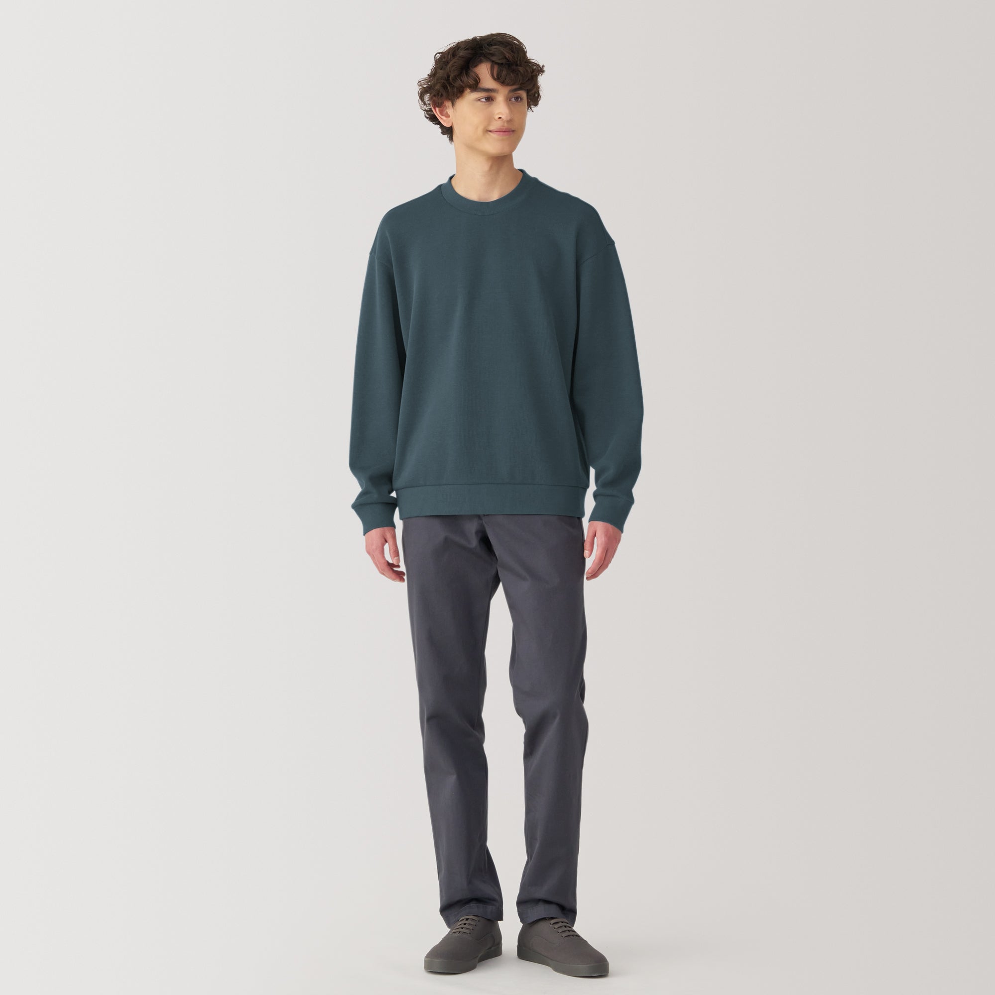  Men's Double Knitted Crew Neck Pullover、mySite、sugarbowlscore