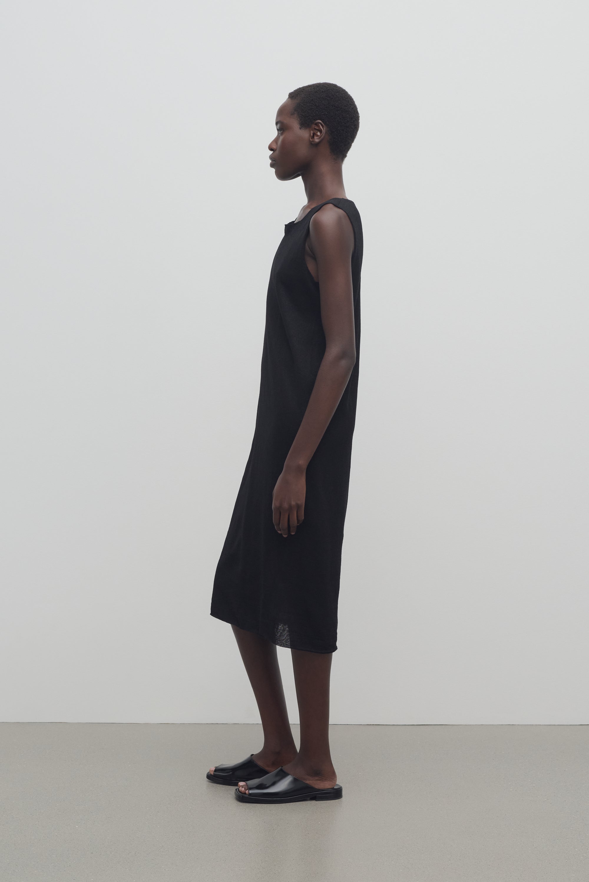 Jovienne Dress in Linen and Cotton、mySite、aoinhome