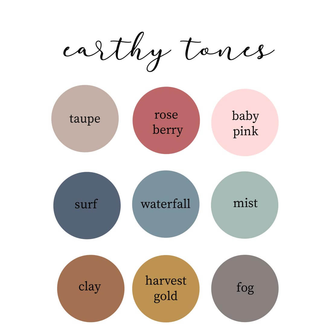 Earthy Tones Personalized Color Blanket、mySite、layawaytickets