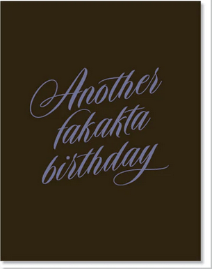 Fakakta Birthday Card、mySite、elrpsem3k