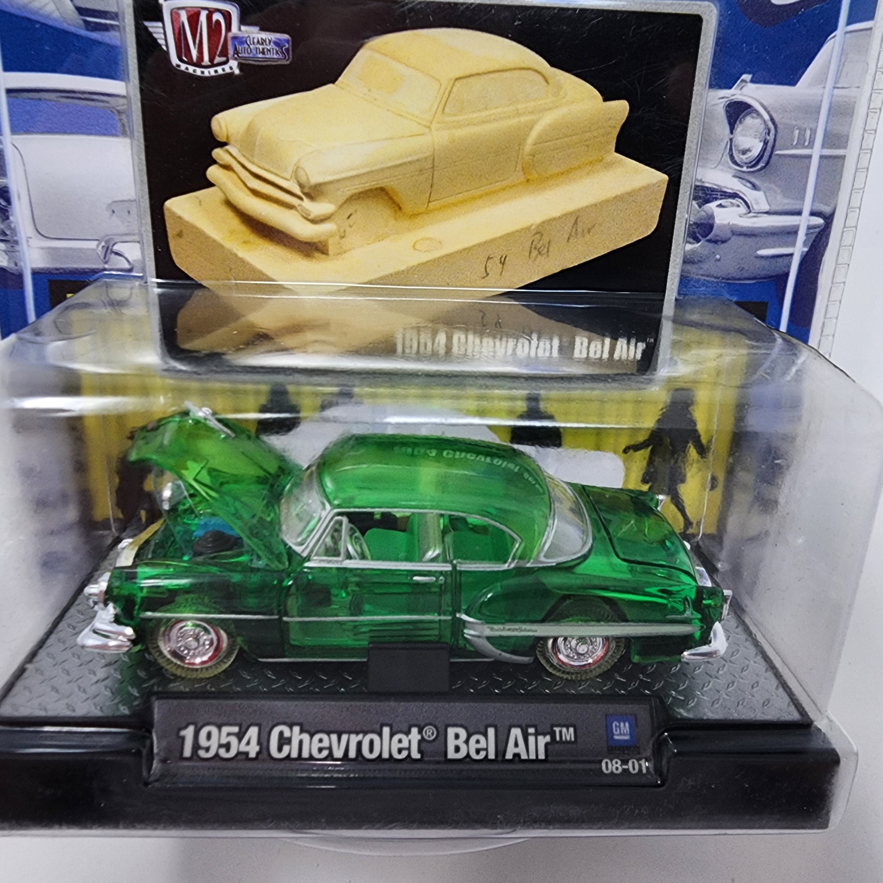 1954 Chevrolet Bel Air * Green * M2 Machines Clearly Auto-Thentics、mySite、hgirdovlk