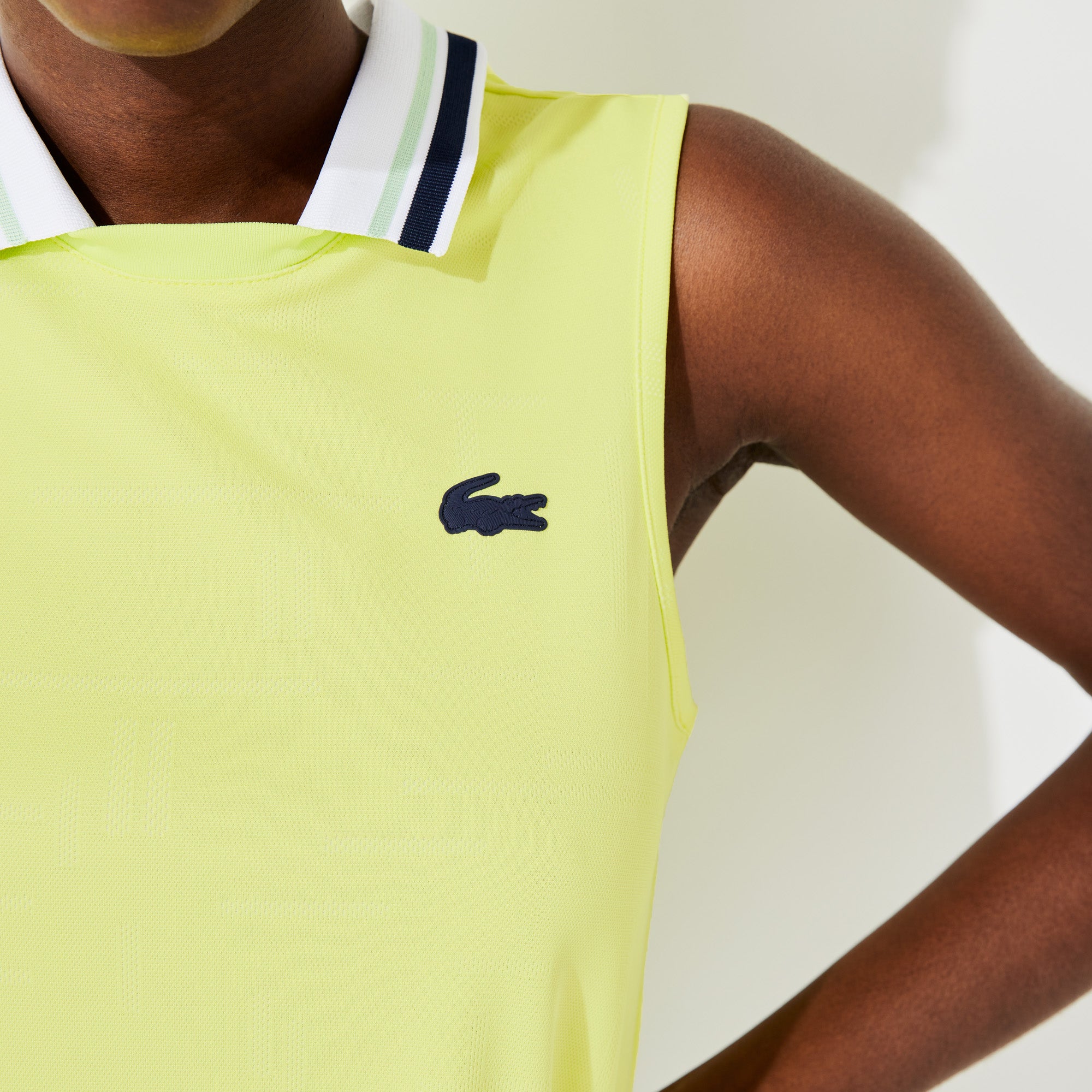 Lacoste Women's Jacquard Tennis Tank