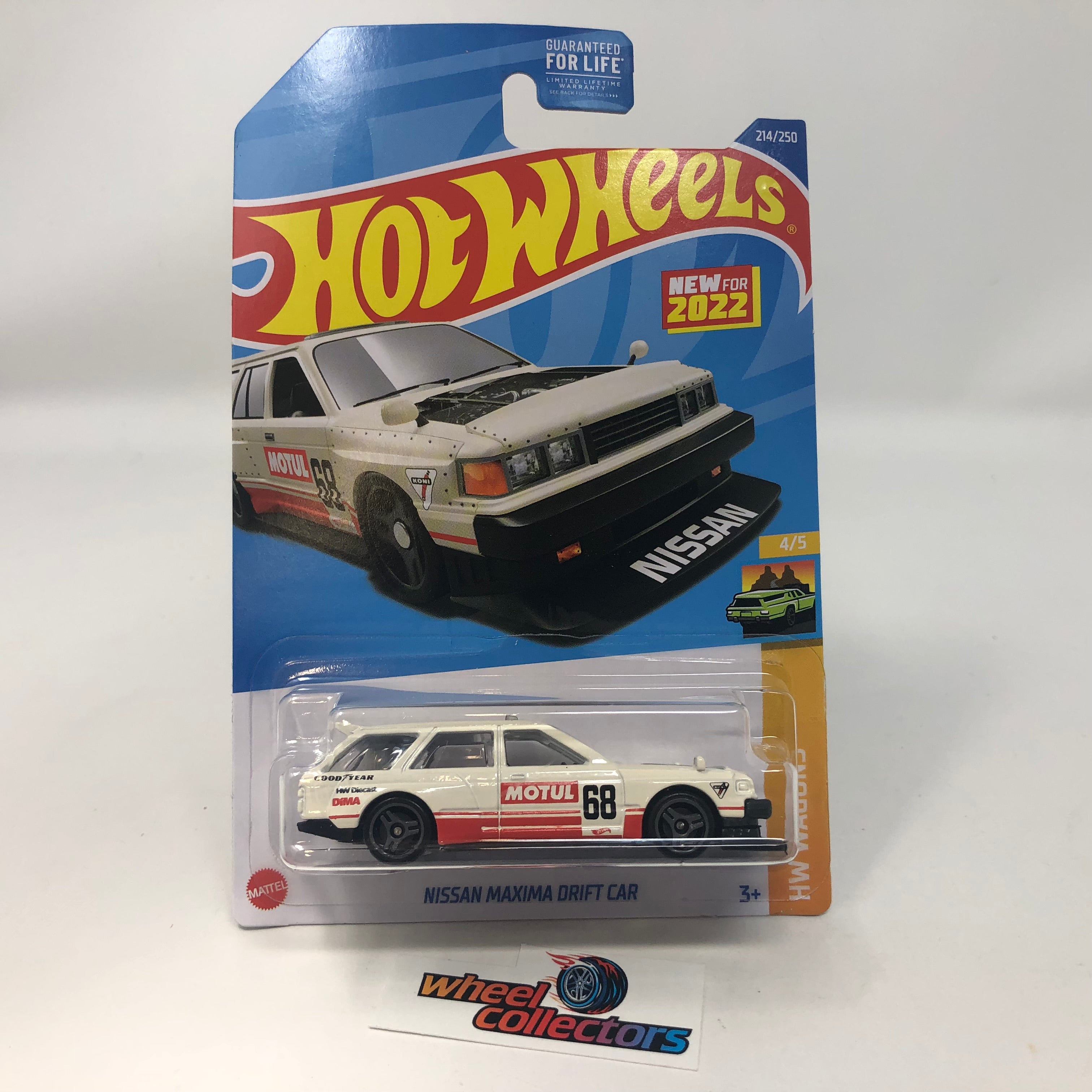 Nissan Maxima Drift Car #214 * White * 2022 Hot Wheels Case M、mySite、hgirdovlk