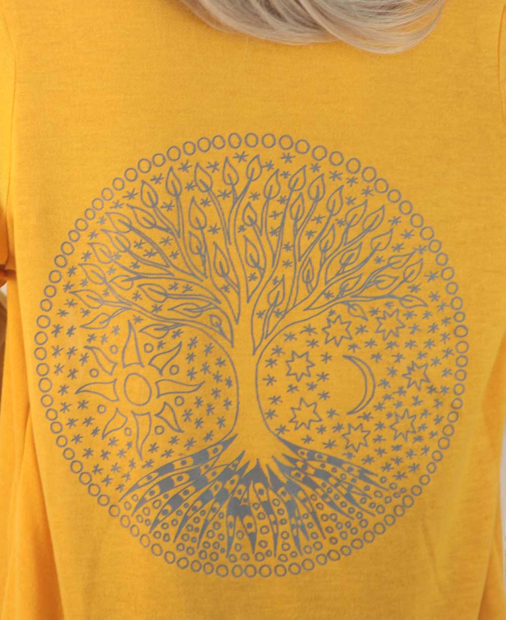 Celestial Design Women's Long Sleeves Ruffle Cardigan、mySite、topwebapps