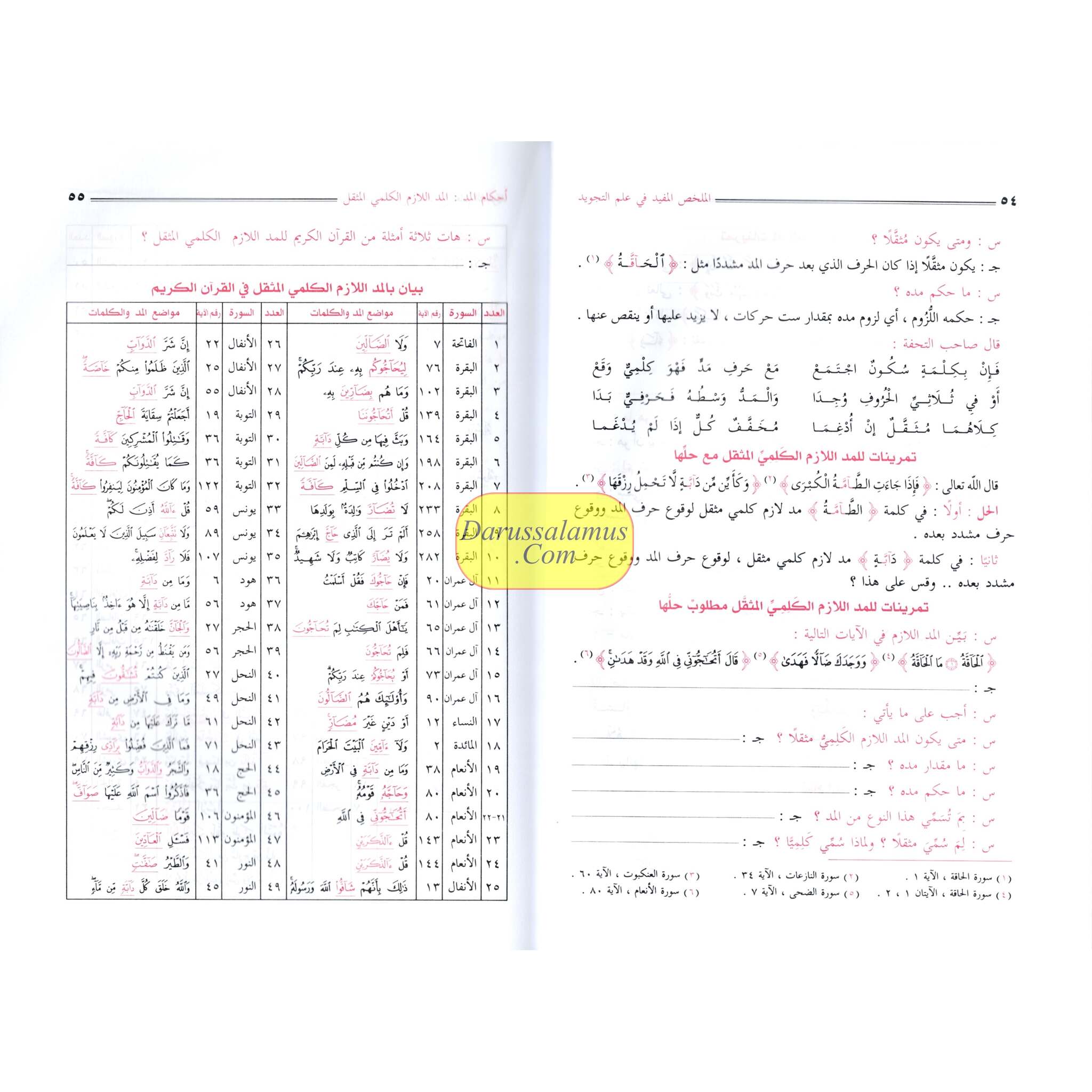 Almulakhas Al-Mofeed المخلص المفيد في علم التجويد、mySite、topwebapps