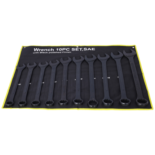 Jumbo Combination Wrench Set extra large, Metric, 11-piece, 34 to 50mm,Black Oxide, with Pouch、、eastwooduniform