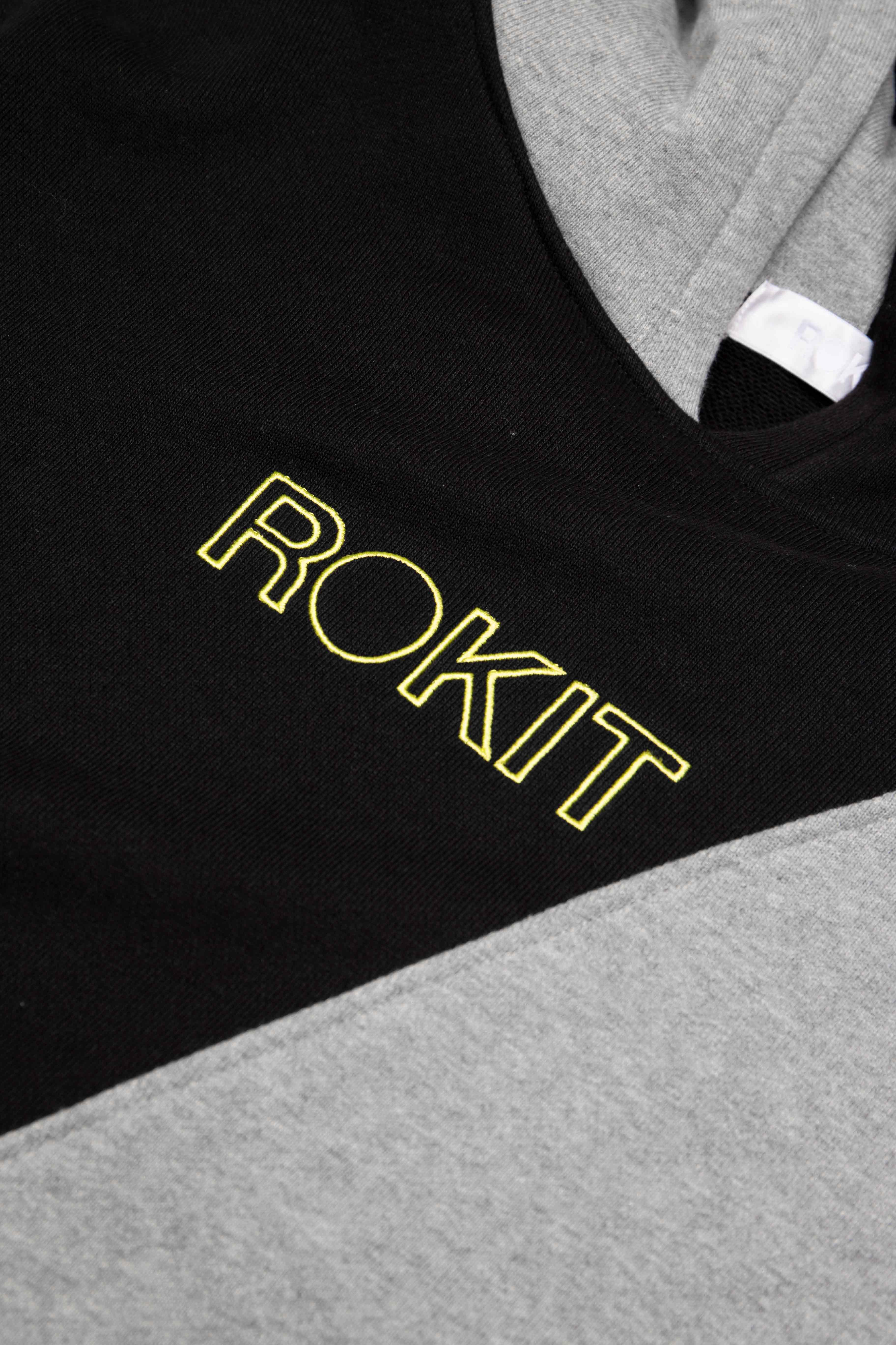 Split Mens Hoodie - Black/Black、mySite、dreamappss