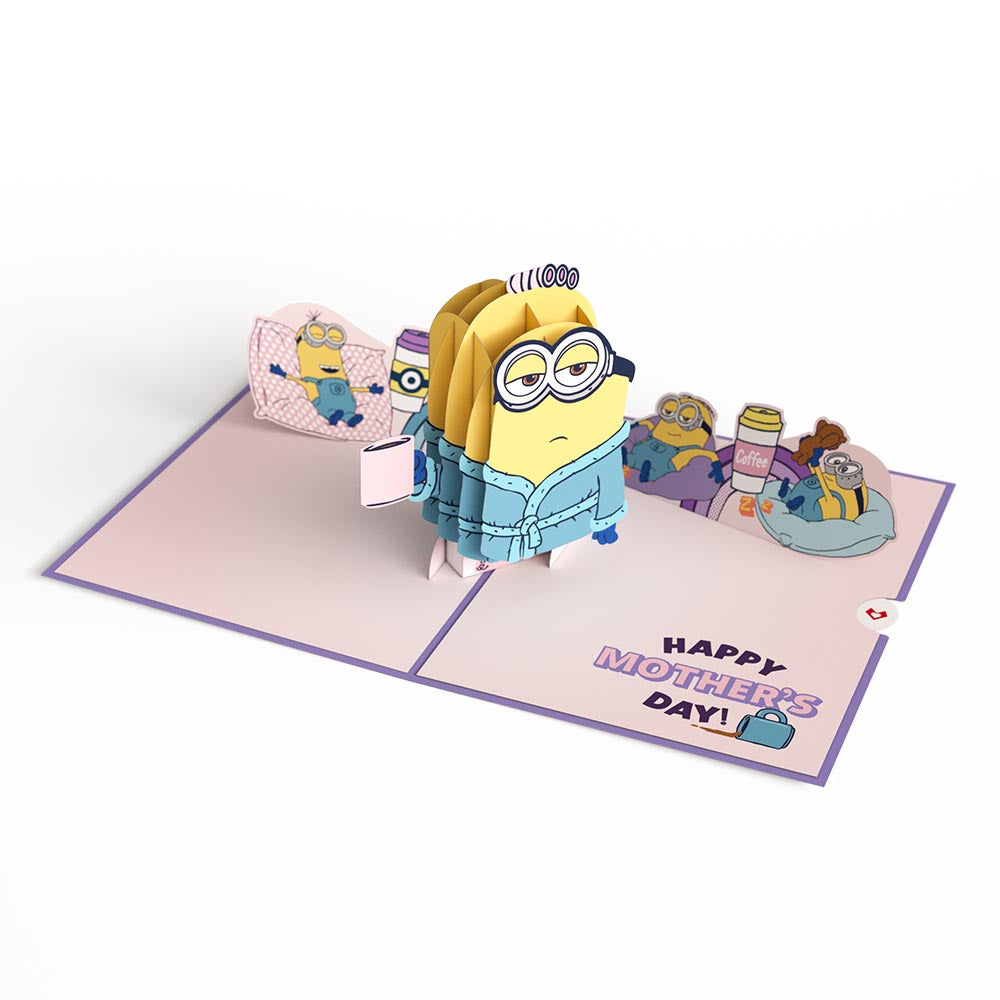 Minions Lazy Mother's Day Pop-Up Card、mySite、solidvoid