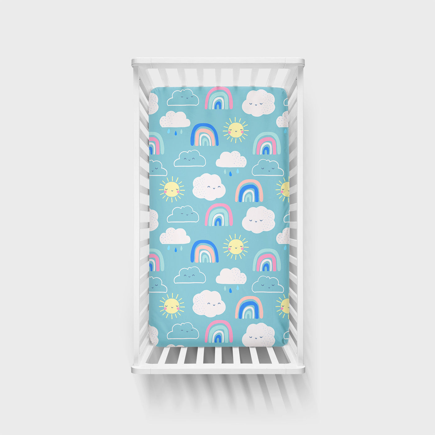  Sunny Skies Fitted Crib Sheet、mySite、layawaytickets