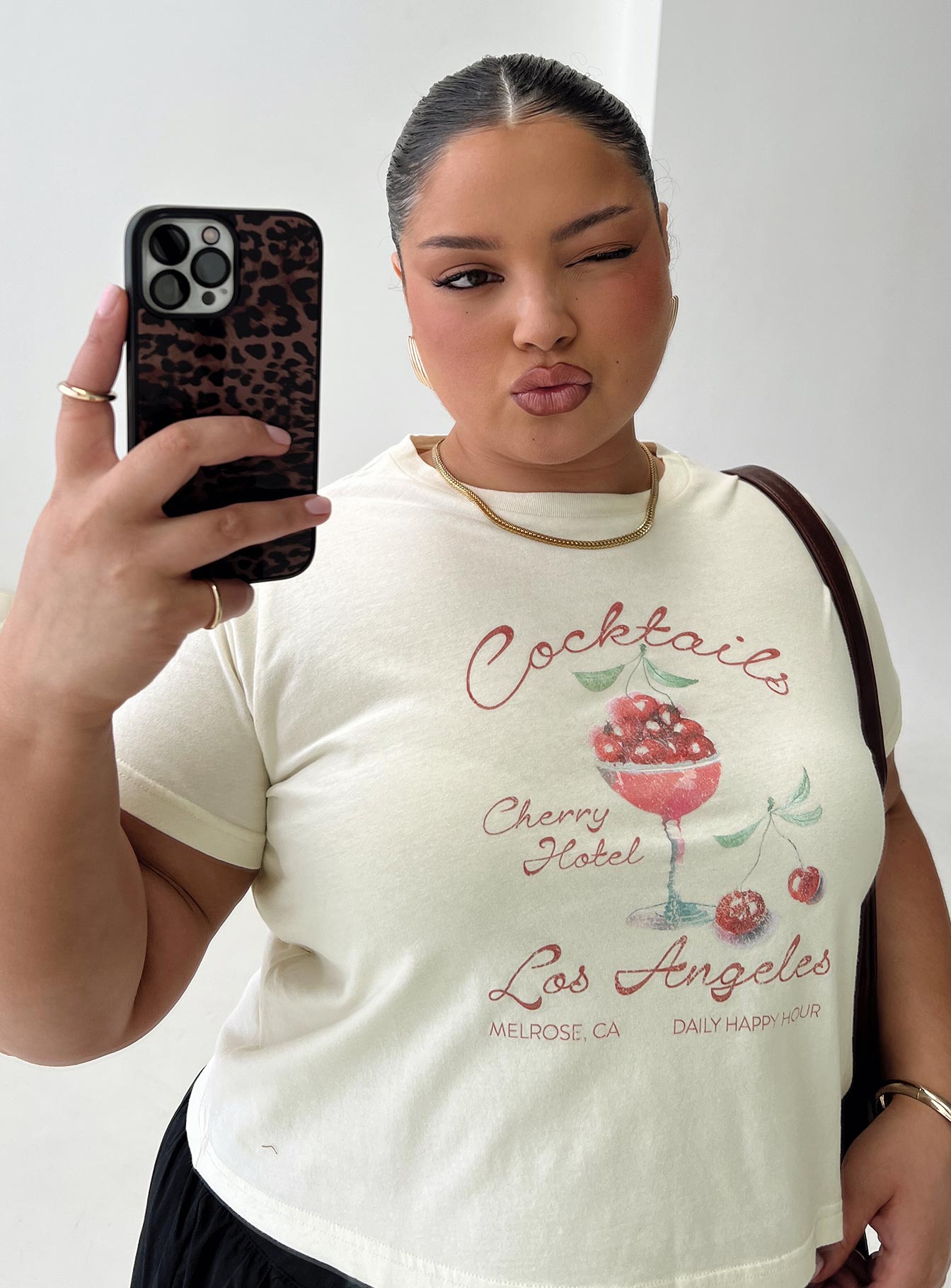 Cherry Cocktails Tee Cream Curve、mySite、solidvoid