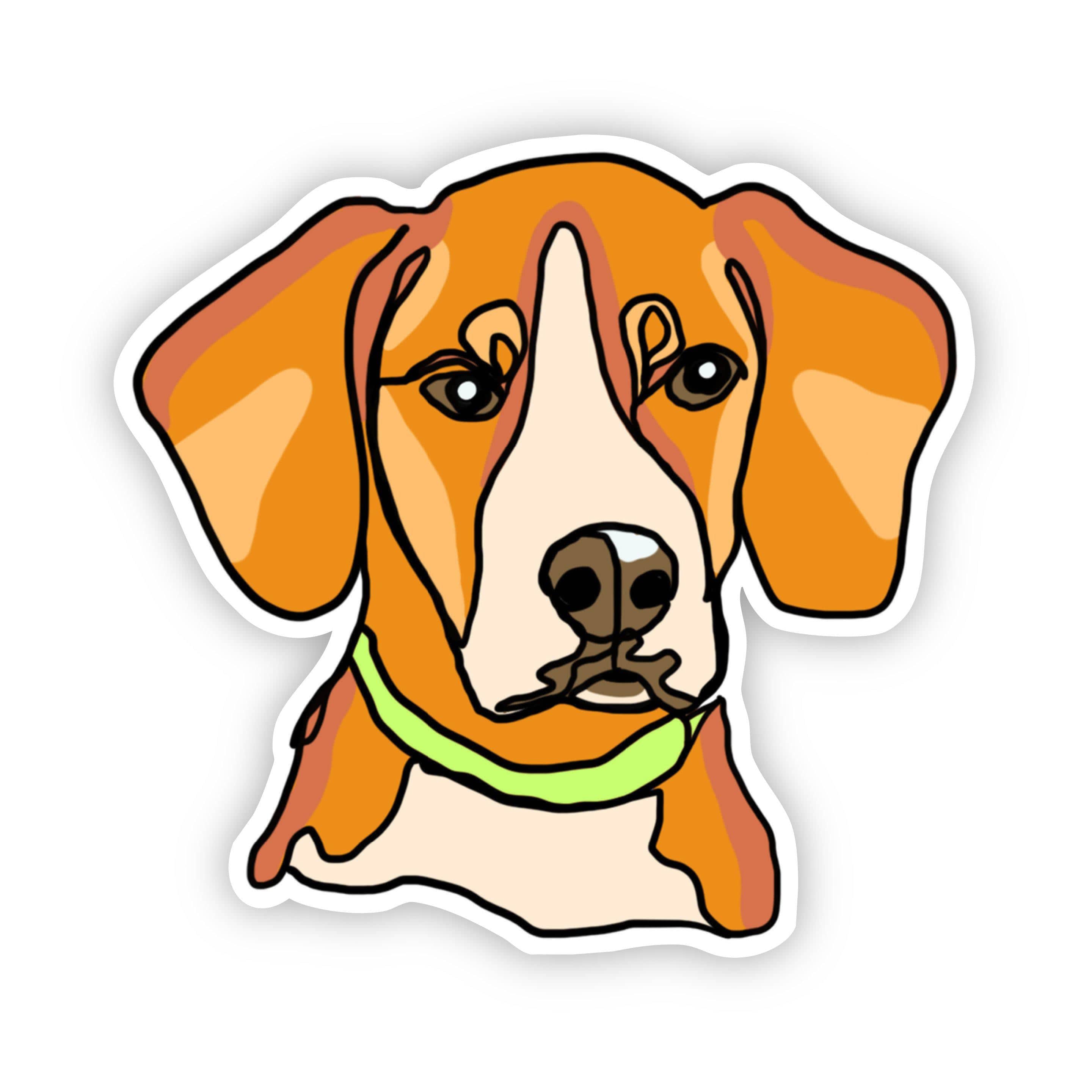  Beagle Dog Sticker、mySite、elrpsem3k