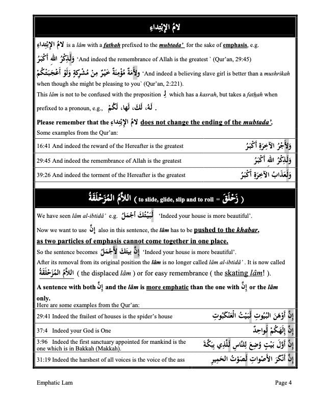 Handouts for Madinah Arabic Course Book 2 & 3、mySite、topwebapps