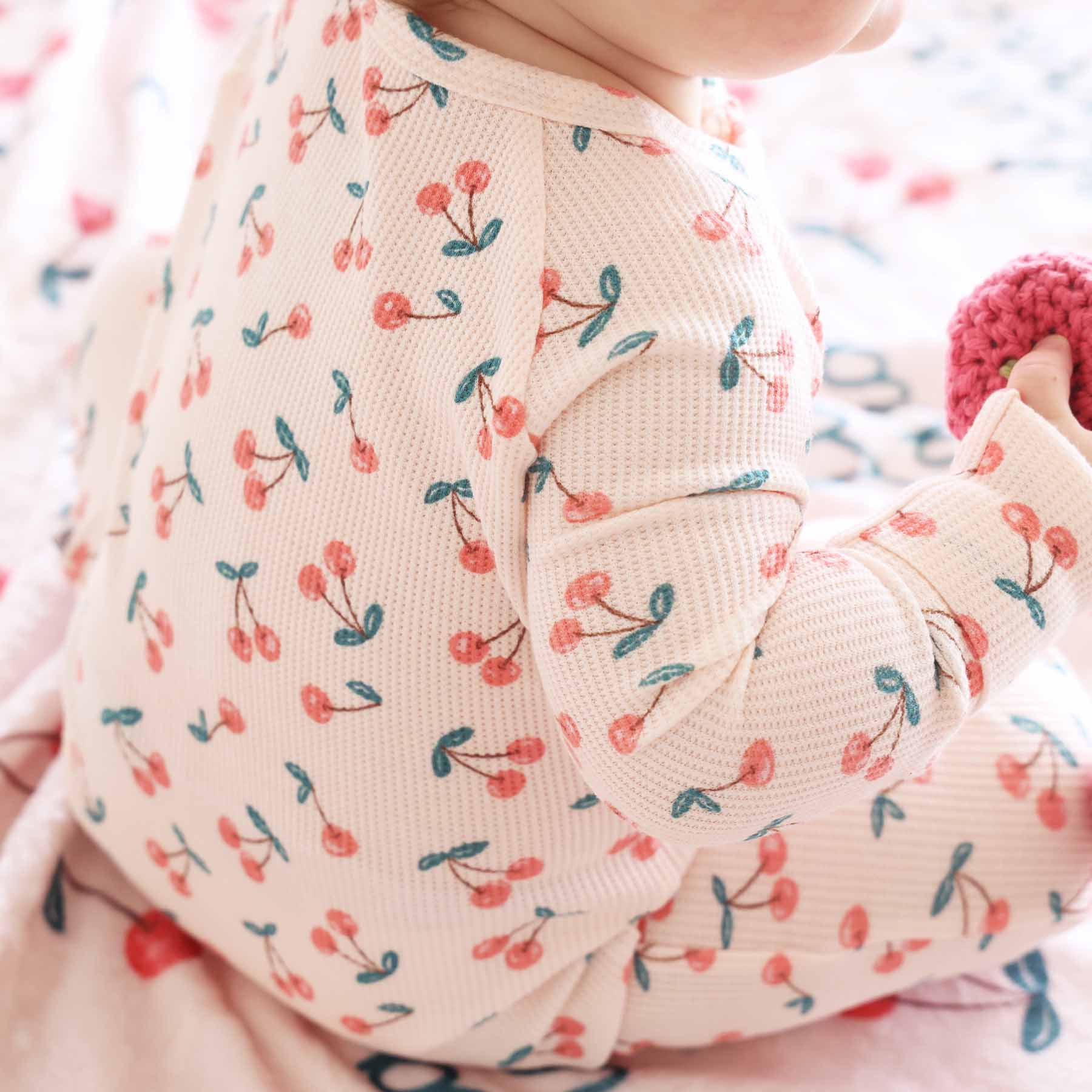  Fruit Bamboo Waffle Convertible Zip Rompers、mySite、layawaytickets